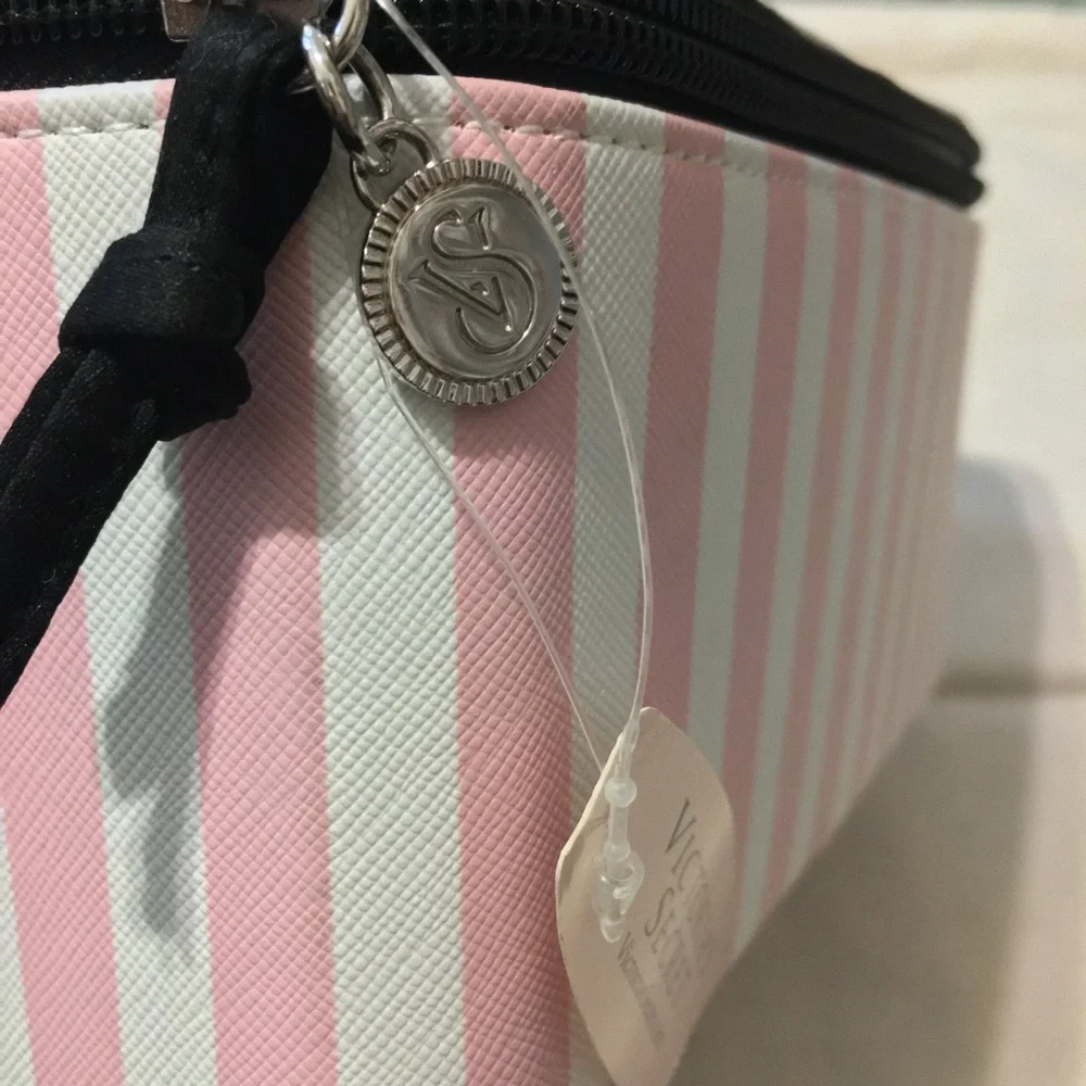 Victoria's Secret Stripe Cosmetic Bag